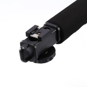C/U Shape Bracket Grip Portable Video Handheld Camera Stabilizer with Removable Hot Shoe